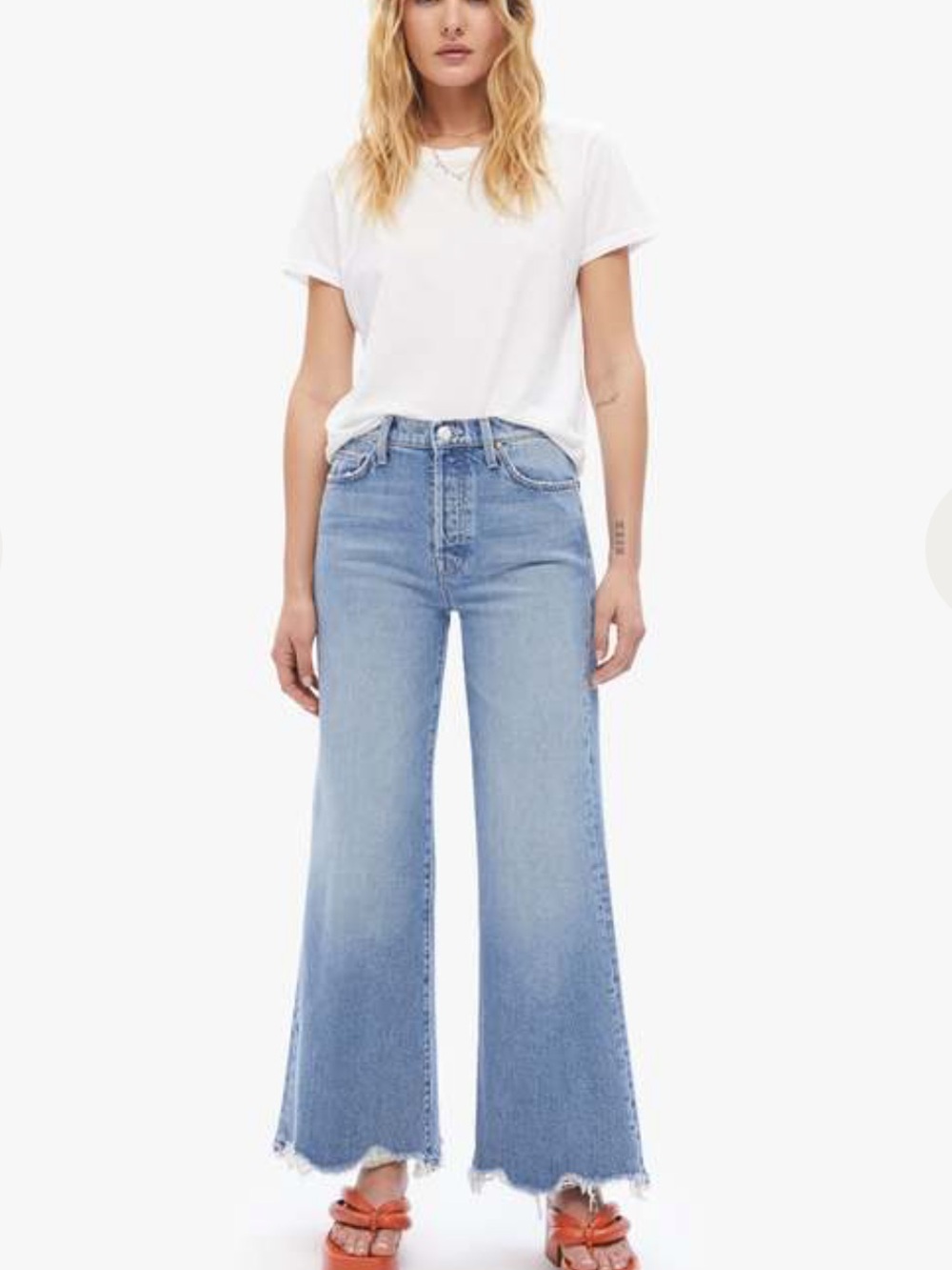 MOTHER DENIM The Tomcat Roller Chew Jeans "Look Before You Leap" Size 29 NWT